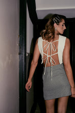 Load image into Gallery viewer, &#39;Pippa&#39; Boxy Crop Top With Tie Back